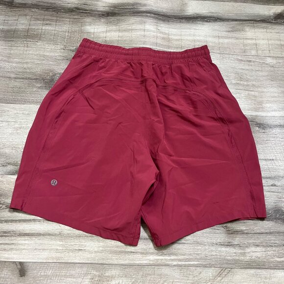 Lululemon Athletic Pace Breaker Linerless Short 7” Mulled Wine Men’s Size S - Picture 2 of 8